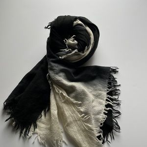 Eileen Fisher wool ombré scarf